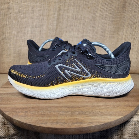 New Balance Fresh Foam X 1080 v12 Running Shoes Black Yellow Sneakers Men\'s 10 main image 11